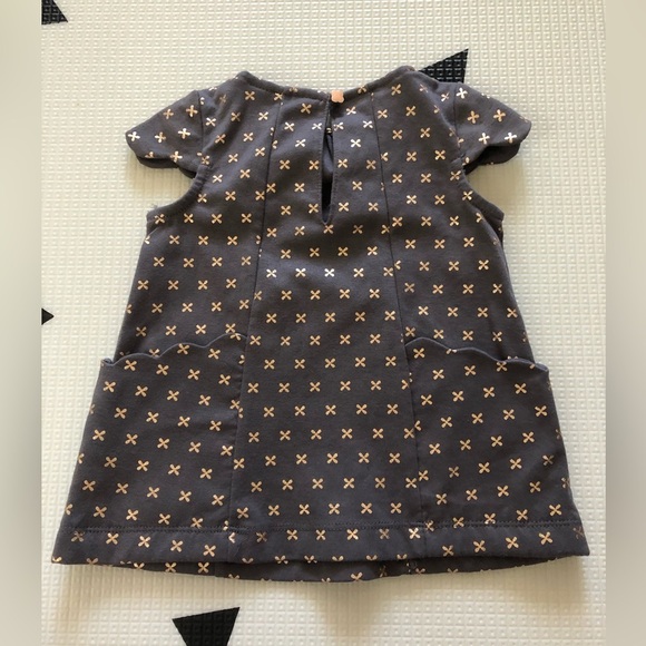 Catherine Malandrino|Baby girl gray shirt dress with pockets & adorable print••• - Picture 2 of 7